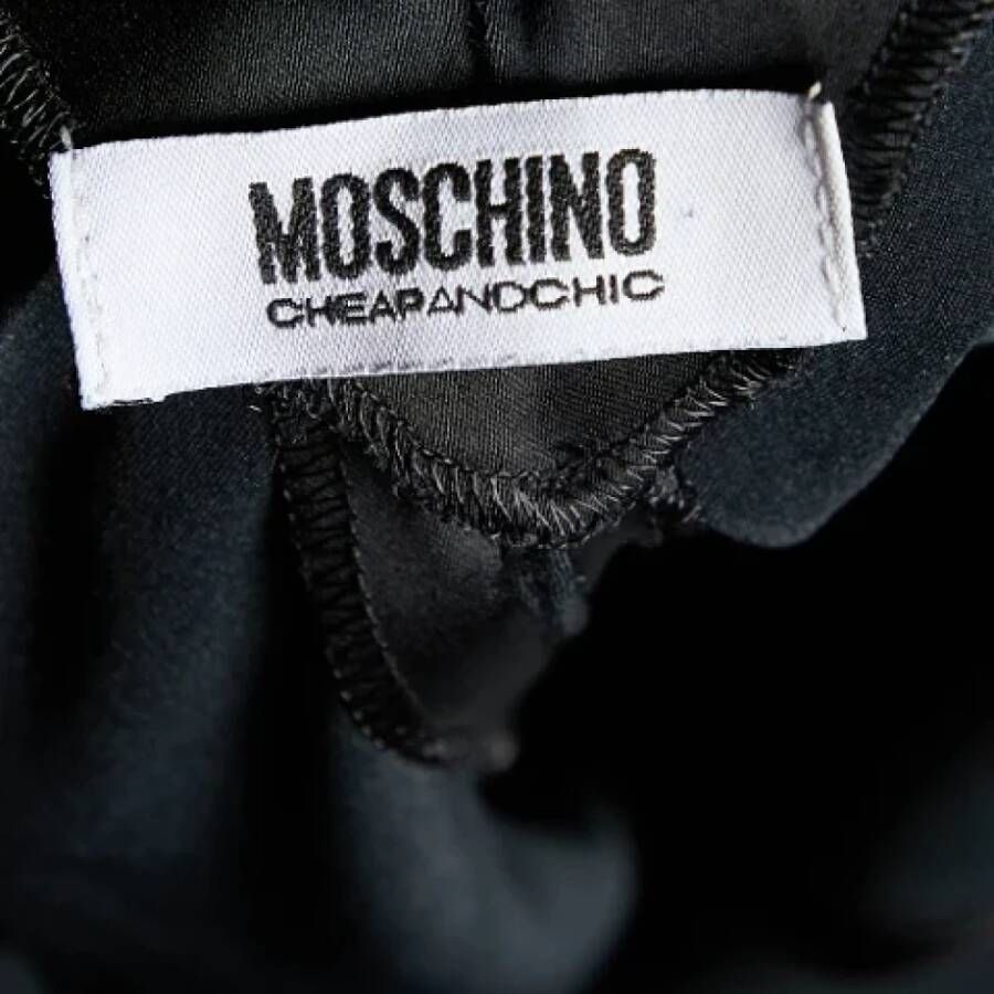 Moschino Pre-Owned Pre-owned Satin tops Zwart Dames