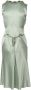 Moschino Pre-Owned Pre-owned Silk dresses Groen Dames - Thumbnail 2