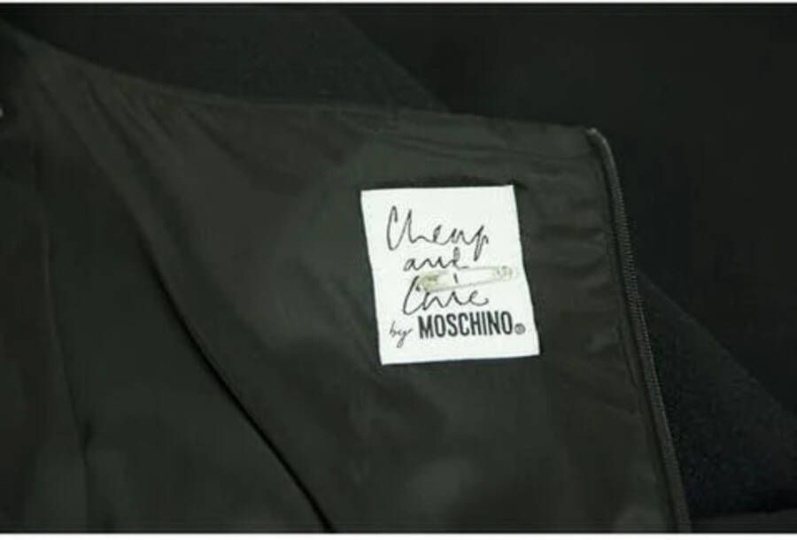 Moschino Pre-Owned Pre-eigenaar Woololdresses Zwart Dames
