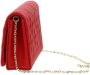 Moschino Rode Gewatteerde Eco Leren Love Schoudertas Rood Dames - Thumbnail 3