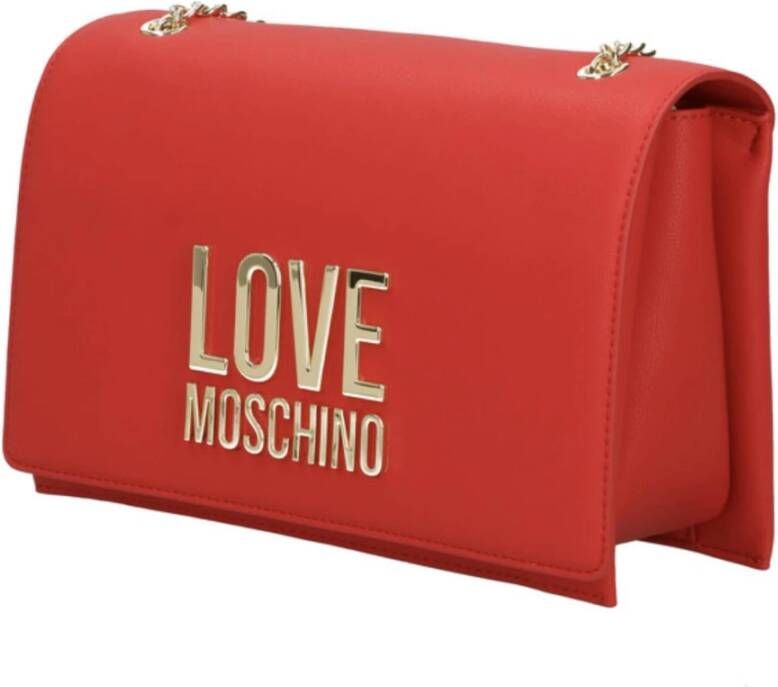 Moschino Rode Love Dames Schoudertas van Imitatieleer Rood Dames