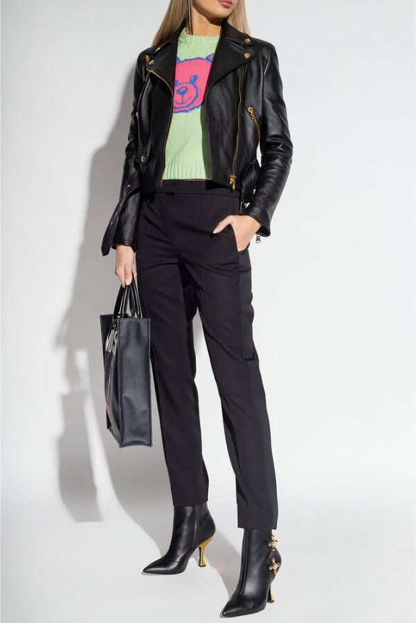 Moschino Strik med rund hals Groen Dames
