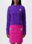 Moschino Stijlvolle Sweaters voor Mannen en Vrouwen Purple Dames - Thumbnail 2