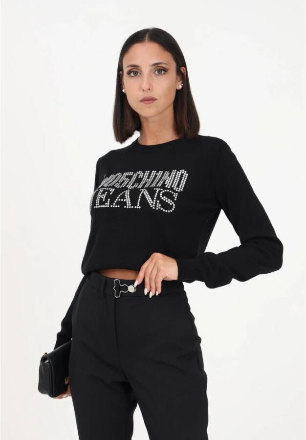 Moschino Round-neck Knitwear Zwart Dames