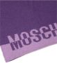 Moschino Winter Sjaal Stijlvol en Warm Purple Dames - Thumbnail 2