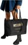 Moschino Shopper bag with logo Zwart Dames - Thumbnail 3