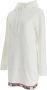 Moschino Witte Day Jurk met Trekkoord Capuchon White Dames - Thumbnail 2