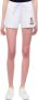 Moschino Logo Teddy Shorts White Dames - Thumbnail 2