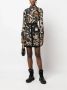 Moschino Zwarte Korte Rok met Twill Inzetstukken Multicolor Dames - Thumbnail 2