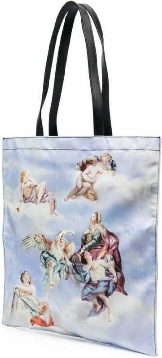 Moschino Schoudertas Blauw Dames