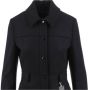 Moschino Getailleerde Jas voor Dames met Metalen Ketting Black Dames - Thumbnail 2