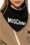 Moschino Sjaal met logo Zwart Unisex - Thumbnail 2