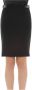 Moschino Zwarte Vinyl Gespte Bondage Rok Black Dames - Thumbnail 2