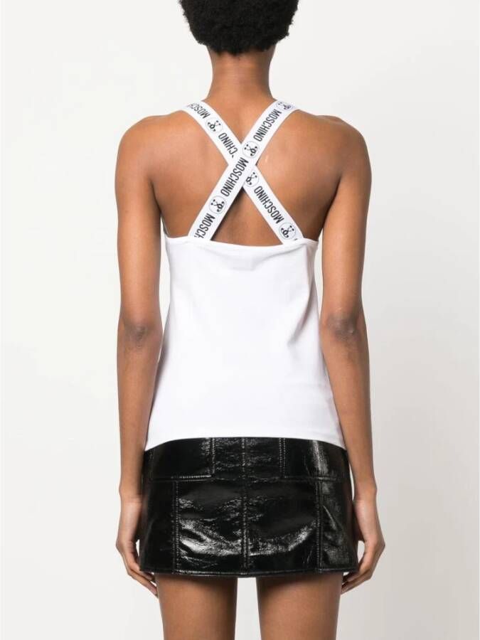 Moschino Sleeveless Tops Wit Dames
