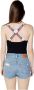Moschino Katoenen Bodysuits Collectie Lente Zomer Vrouwen Black Dames - Thumbnail 4