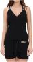 Moschino Katoenen top met logo patroon Black Dames - Thumbnail 4