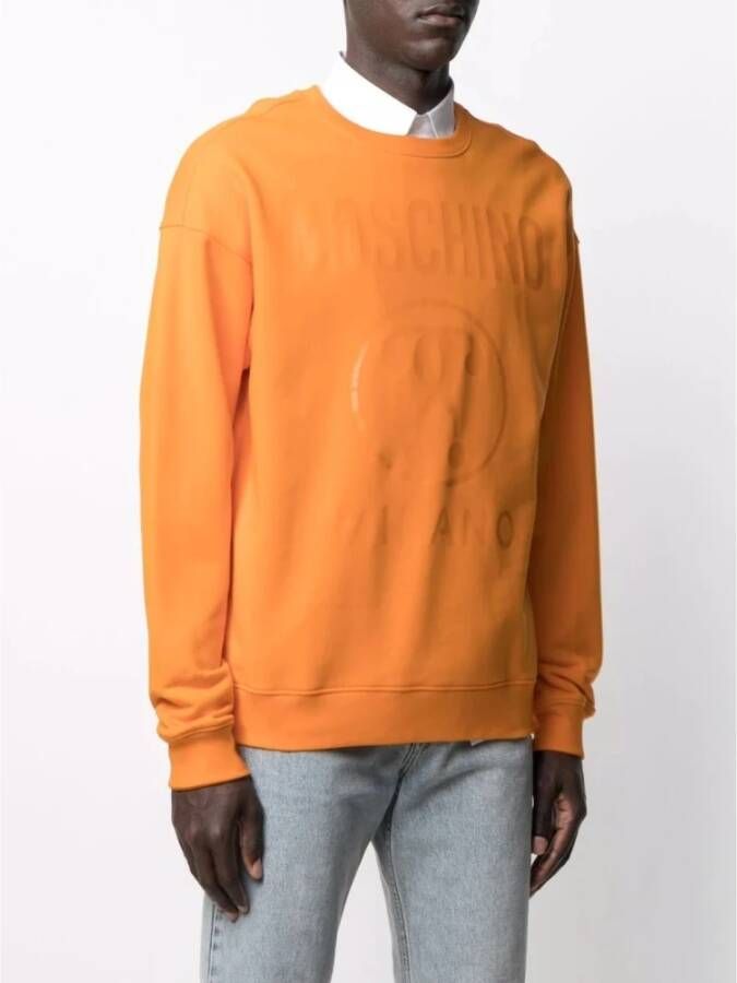 Moschino Sweatshirt Oranje Heren