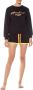 Moschino Zwarte sweatshirt met lange mouwen en goudkleurig Swim logo Brown Dames - Thumbnail 2