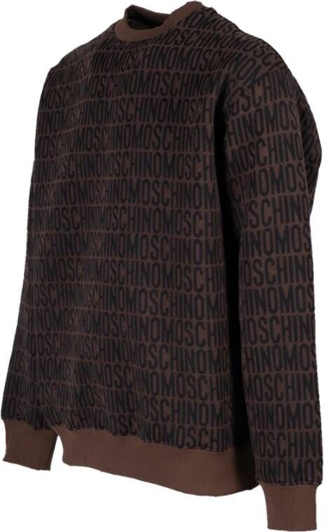 Moschino Sweatshirt Bruin Heren