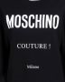 Moschino Klassieke Fit Logo Sweatshirt Black Dames - Thumbnail 2