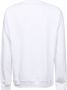 Moschino Witte Katoenen Crewneck Sweater met Kliek Contrast Logo White Heren - Thumbnail 2
