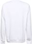 Moschino Witte Katoenen Crewneck Sweater met Kliek Contrast Logo White Heren - Thumbnail 2