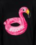 Moschino Flamingo Jacquard Trui Black Dames - Thumbnail 2