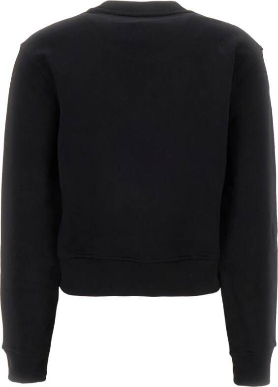 Moschino Stijlvolle Felpe Sweatshirt Zwart Dames