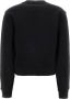 Moschino Stijlvolle Felpe Sweatshirt Zwart Dames - Thumbnail 2