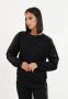 Moschino Zwarte Katoen Modal Sweatshirt met Logo Details Black Dames - Thumbnail 3