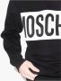 Moschino Zwarte Box Logo Sweatshirt Black Heren - Thumbnail 2