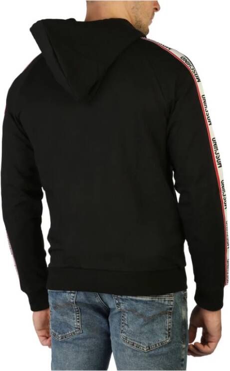 Moschino Sweater met rits Zwart Heren