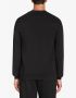 Moschino Zwarte Heren Sweatshirt met Dubbel Vraagteken Print Black Heren - Thumbnail 7