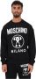 Moschino Zwarte Heren Sweatshirt met Dubbel Vraagteken Print Black Heren - Thumbnail 5
