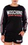 Moschino Zwarte Crewneck Sweatshirt met Verticale Strepen Black Dames - Thumbnail 2
