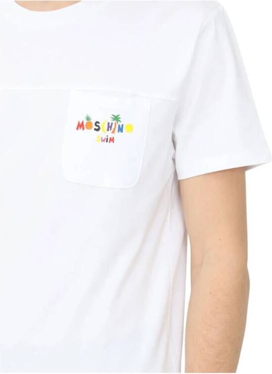 Moschino T-shirt Wit Heren