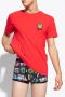 Moschino T-shirt met logo Rood Heren - Thumbnail 2