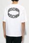 Moschino Korte Mouw T-shirt met Logo White Heren - Thumbnail 3