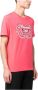 Moschino Roze Katoenmix T-Shirt Upgrade Pink Heren - Thumbnail 2