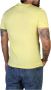 Moschino Heren T-shirt met korte mouwen in effen kleur Yellow Heren - Thumbnail 2