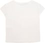 Love Moschino Katoenen T-shirt met Grafische Print en Reliëf Applicaties White Dames - Thumbnail 4