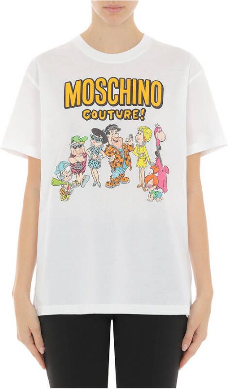 Moschino T-Shirts Wit Dames