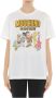 Moschino Flinstones Thema Oversized Tshirt White Dames - Thumbnail 2