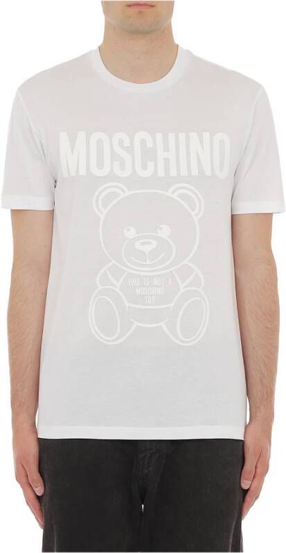 Moschino T-Shirts Wit Heren