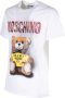 Moschino Teddy Tekening T-shirt White Heren - Thumbnail 2