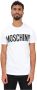 Moschino Logo-print Biologisch Katoenen T-shirt White Heren - Thumbnail 5