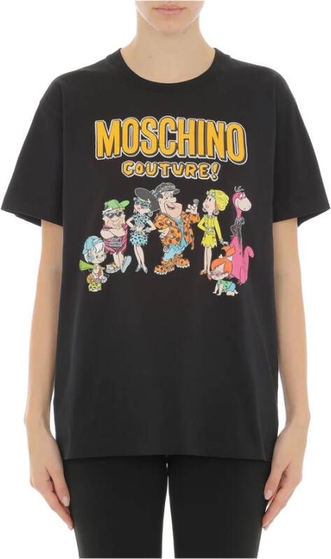Moschino T-Shirts Zwart Dames