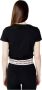 Moschino Zwart dames T-shirt lente zomer upgrade Black Dames - Thumbnail 2