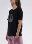 Moschino Katoenen Dames T-Shirts Nieuwste Collectie Black Dames - Thumbnail 4