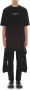 Moschino Dubbel Fit Zwart T-Shirt Black Heren - Thumbnail 2
